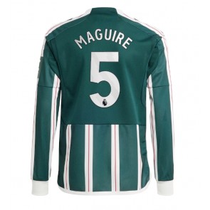Manchester United Harry Maguire #5 Gostujuci Dres 2023-24 Dugim Rukavima